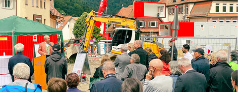 Spatenstich Altenpflegeheim in Bad Liebzell