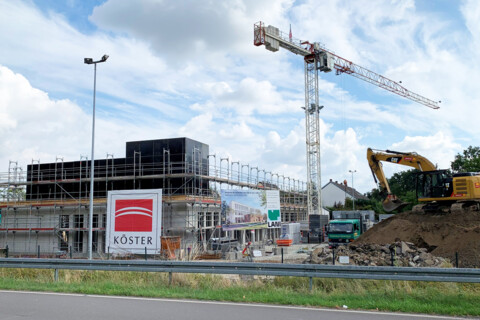 Die Bauarbeiten am Sandweg in Melle schreiten planmäßig und zügig voran.