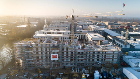 Baustelle Glasbläserhöfe Hamburg Bergedorf