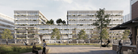 Köster realisiert Bürogebäude GRØN auf der Überseeinsel in Bremen