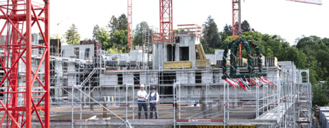 "Vorzeigeprojekt" Königsteiner Höfe feiert Richtfest