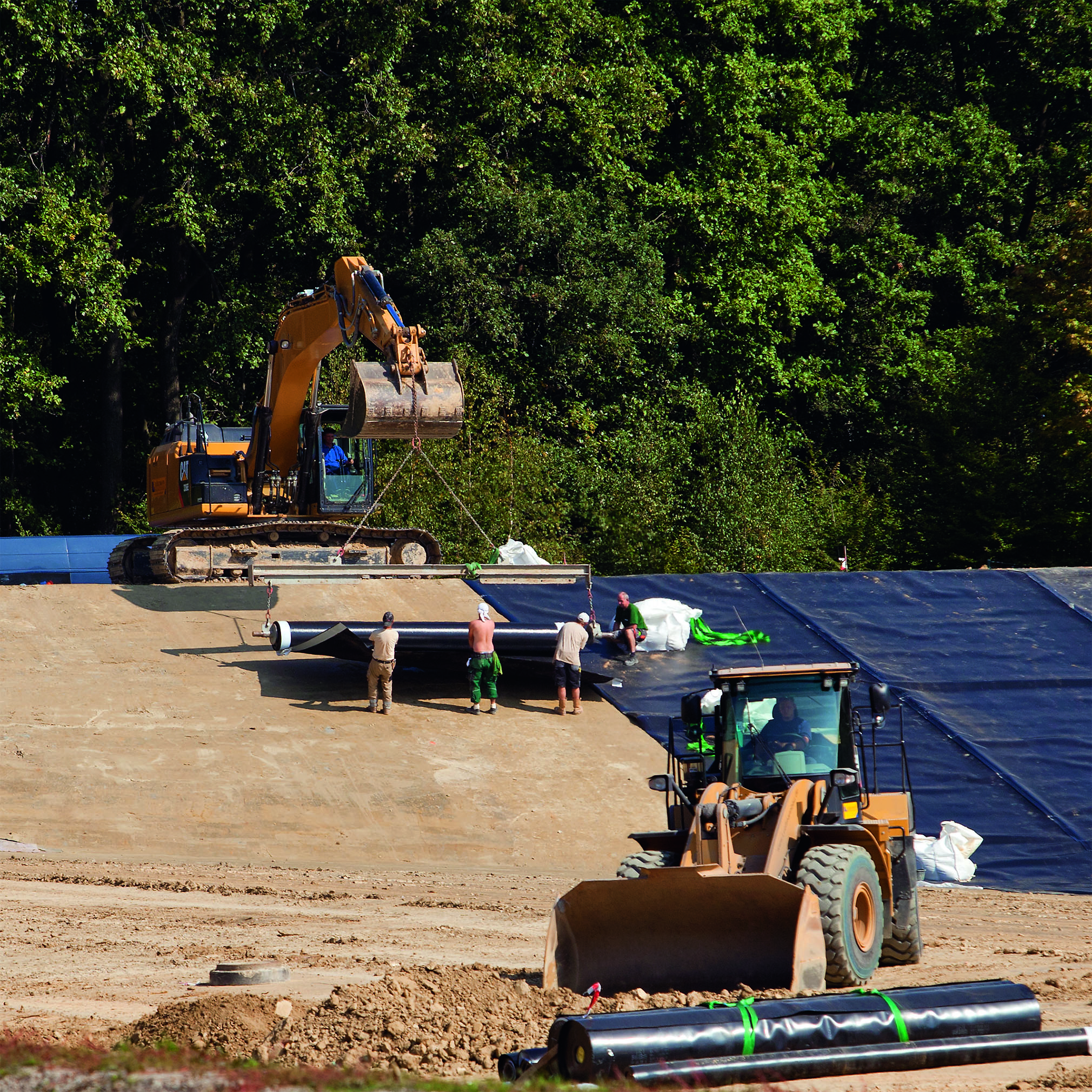 Deponiebau in Troisdorf - Ausgewählte Referenzen - Projekte - Köster GmbH