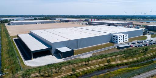 Schlüsselfertige Logistikhalle für Fiege
