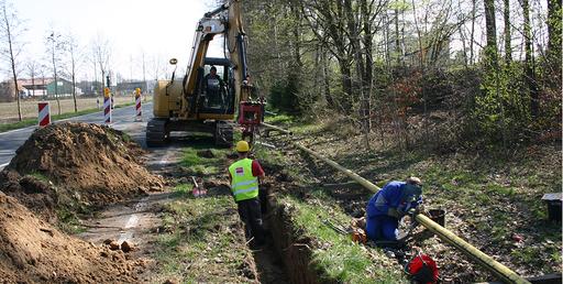 Gashochdruckleitung in Ladbergen
