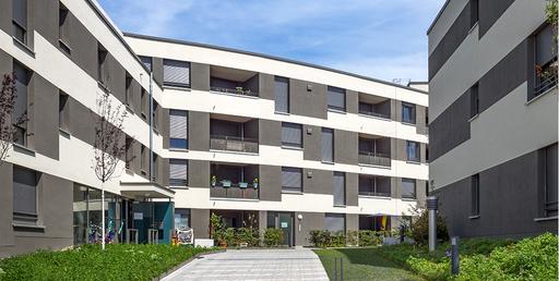Geförderter Wohnungsbau in Passivbauweise