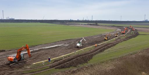 Transportleitung in Brunsbüttel