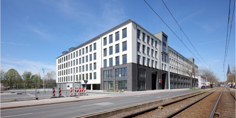 Schlüsselfertiger Neubau eines hochmodernen Bürogebäudes für KPE in Dresden</span><span> 